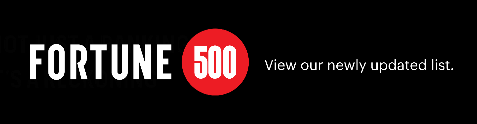 It's not just a ranking. It's a reckoning. FORTUNE 500: It's time to come back. The new list drops June 2.