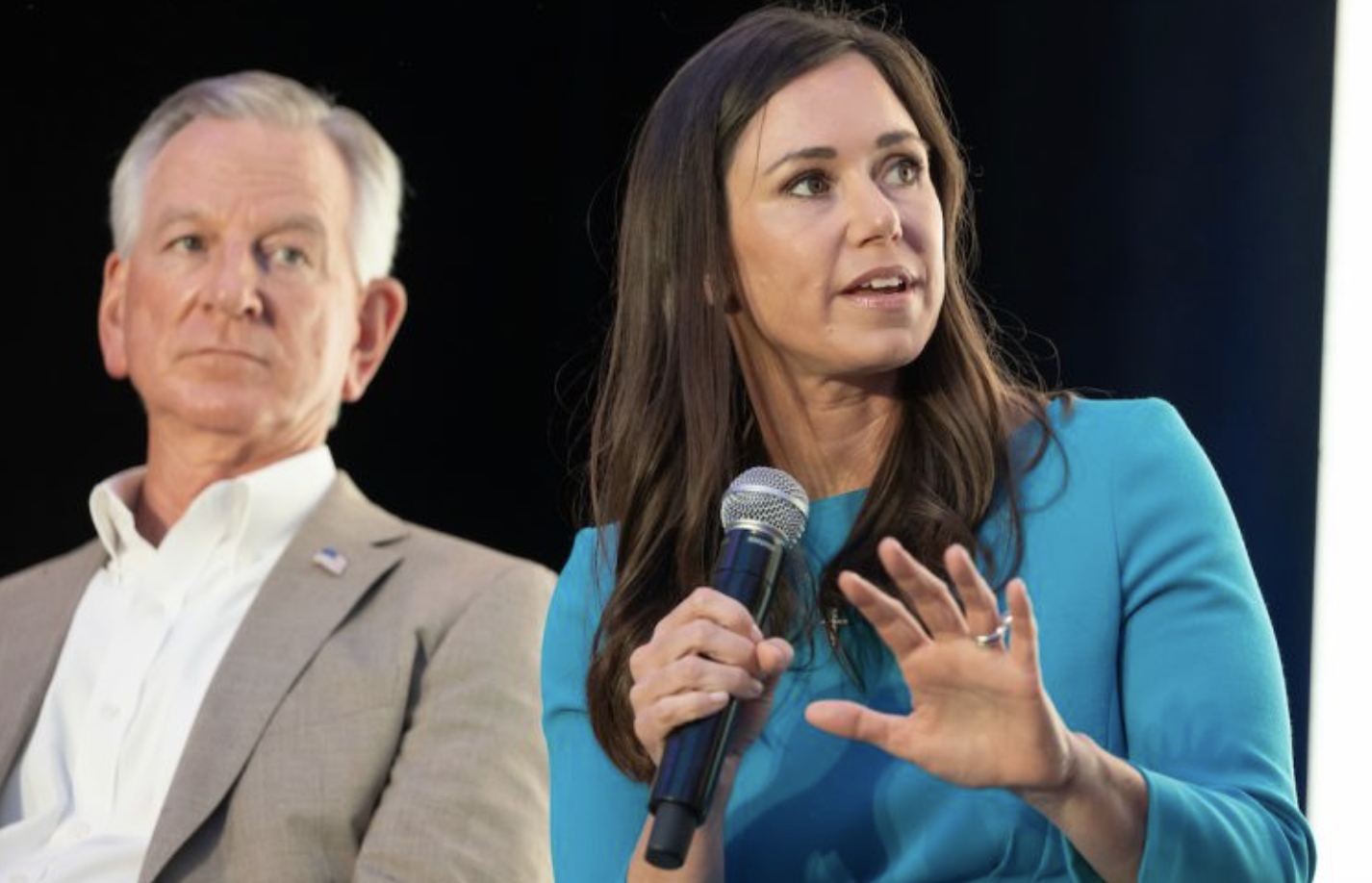 Senator Katie Britt and Tommy Tuberville