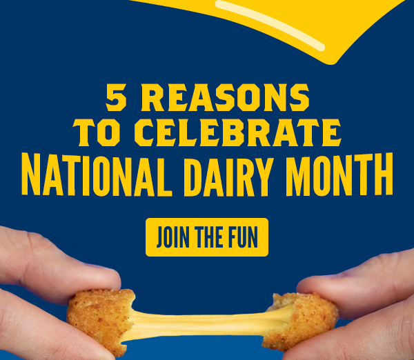 5 reasons to celebrate national dairy month. Join the fun here