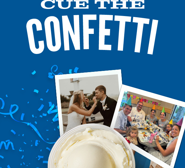 CUE THE CONFETTI!