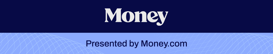 Banner with the money logo, and a line that reads ''presented by money.com''