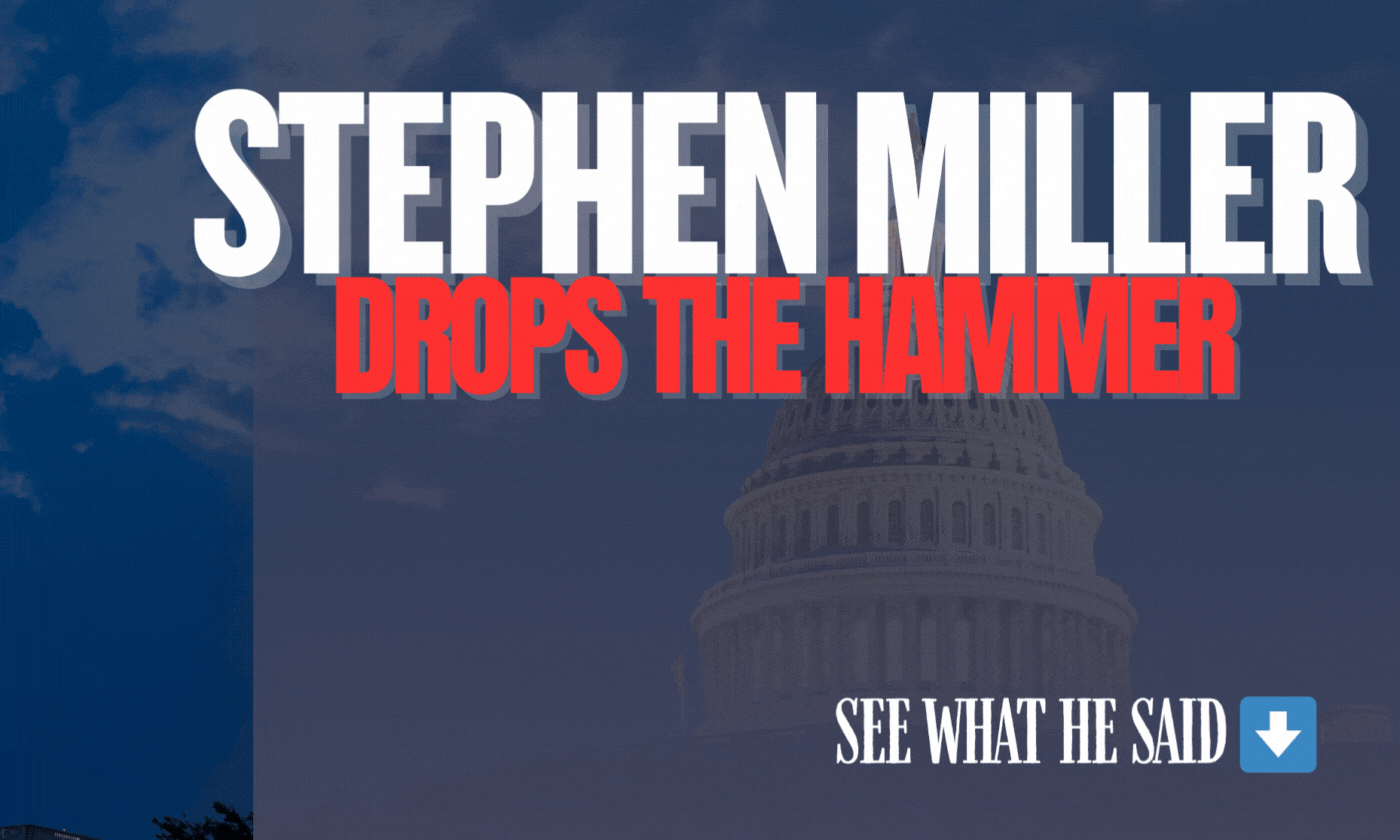 STEPHEN MILLER DROPS THE HAMMER