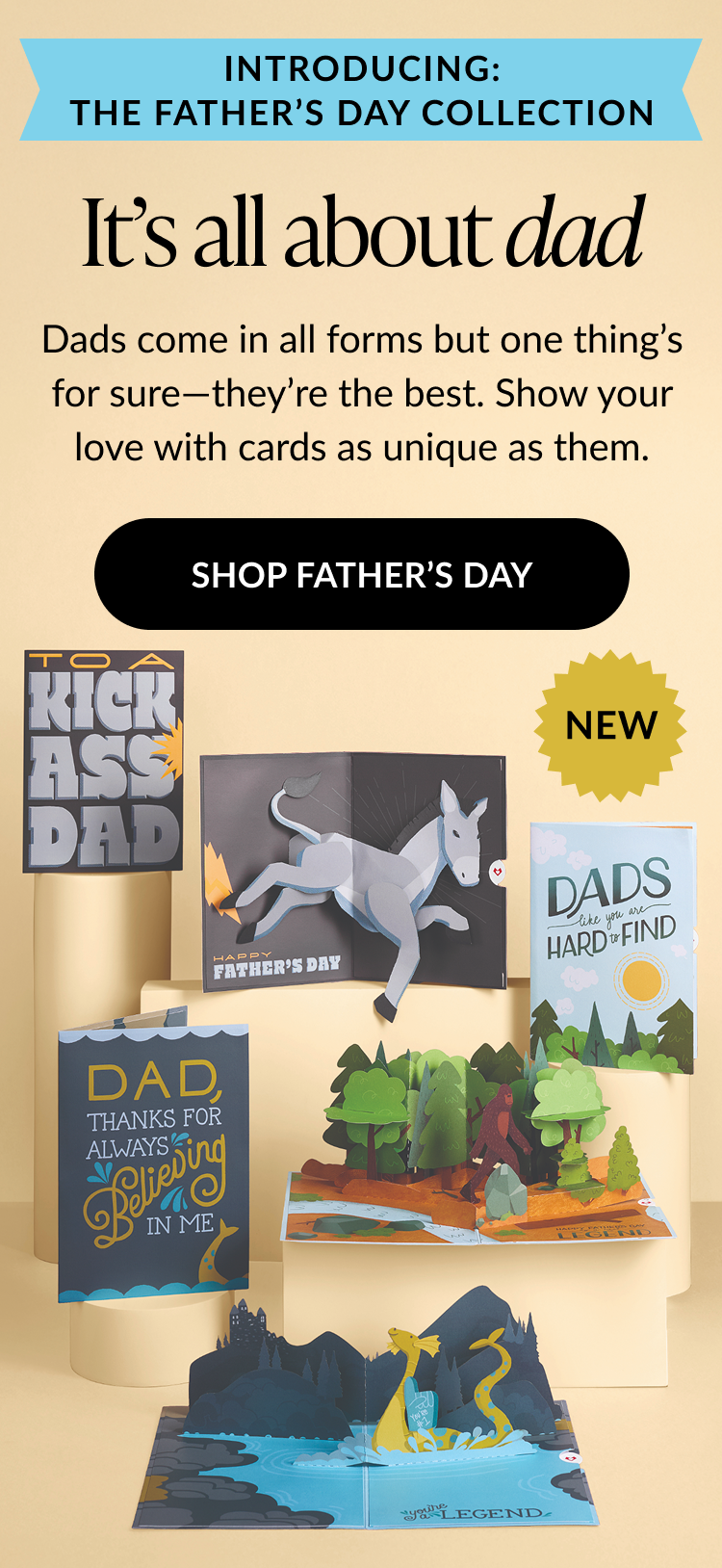 Introducing the 2025 Father's Day pop-up card collection from Lovepop.