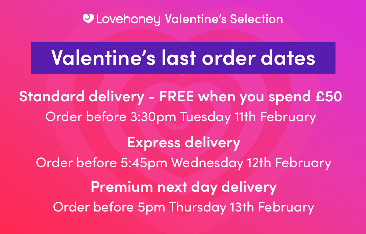 Valentine's Shipping Cut Offs