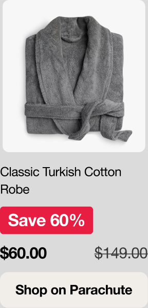 Classic Turkish Cotton Robe