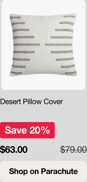 Desert Pillow Cover