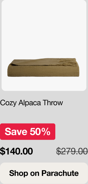 Cozy Alpaca Throw