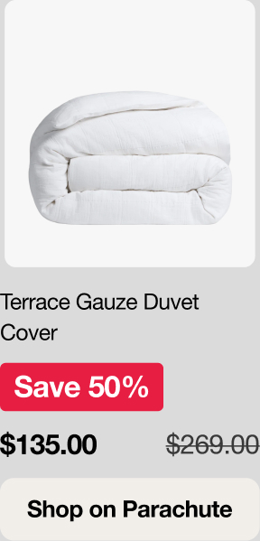 Terrace Gauze Duvet Cover