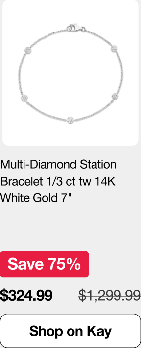 Multi-Diamond Station Bracelet