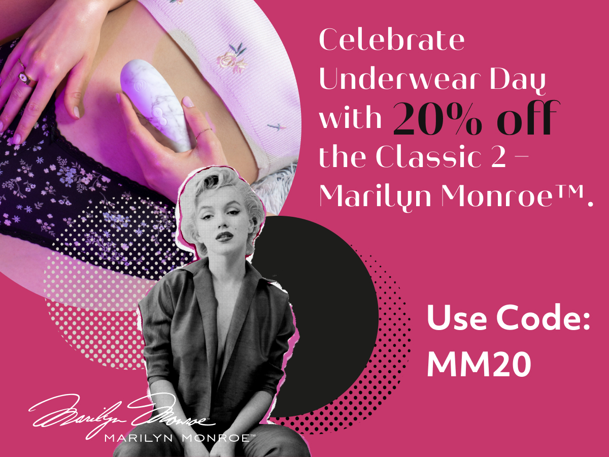 Celebrate Underwear Day with 20% off this product today only. Use code: MM20