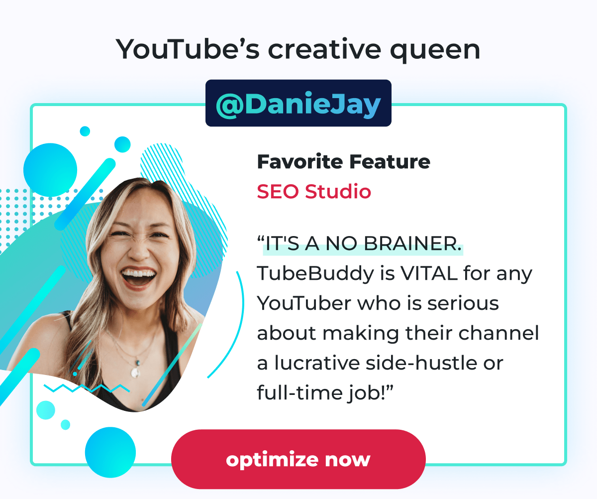 Youtube's creative queen | @DanieJay | optimize now