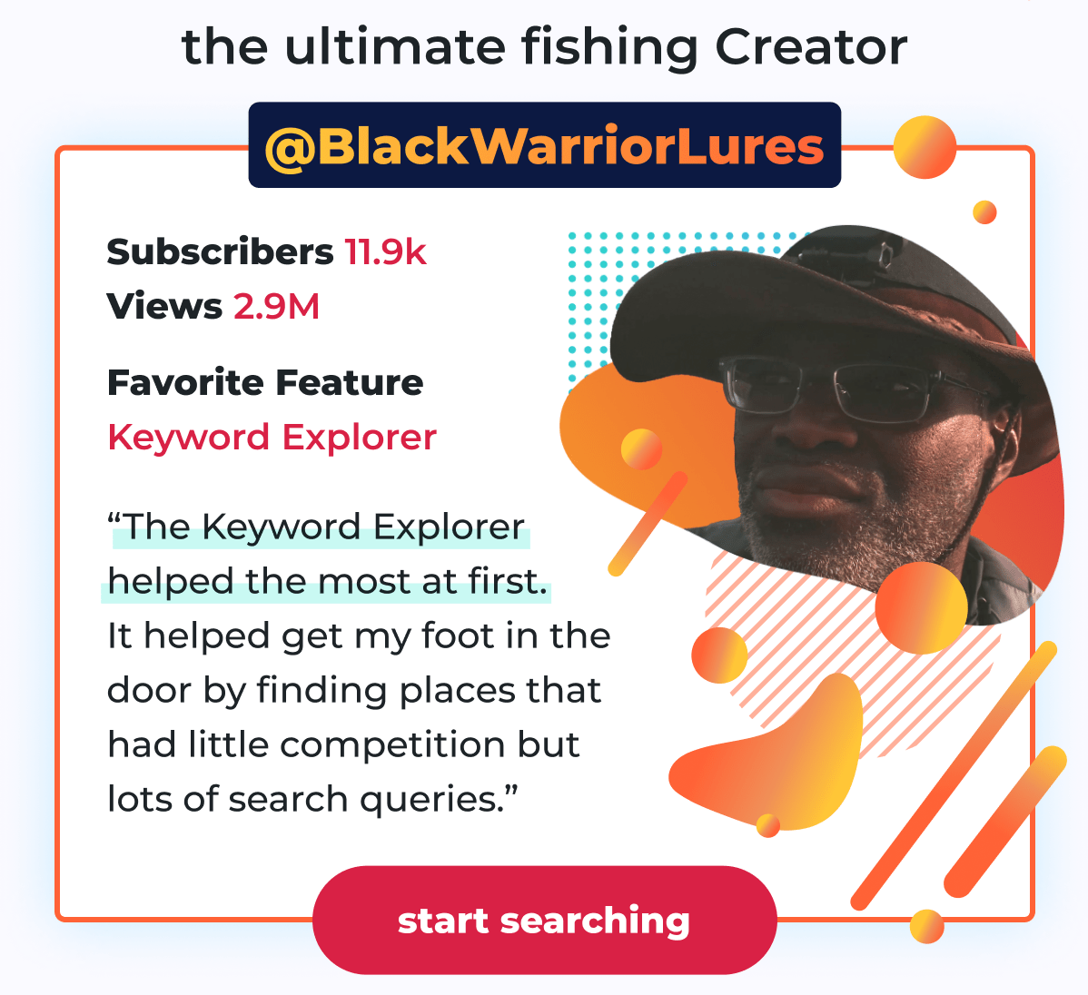 the ultimate fishing creator | @Blackwarriorlures | Start searching