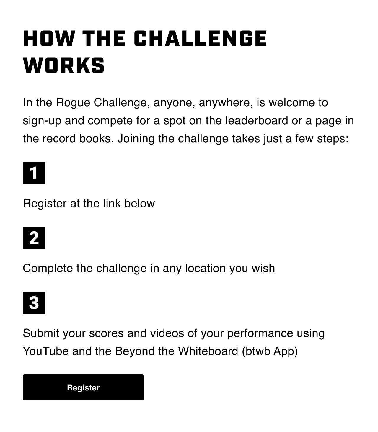 How the Challenge Works