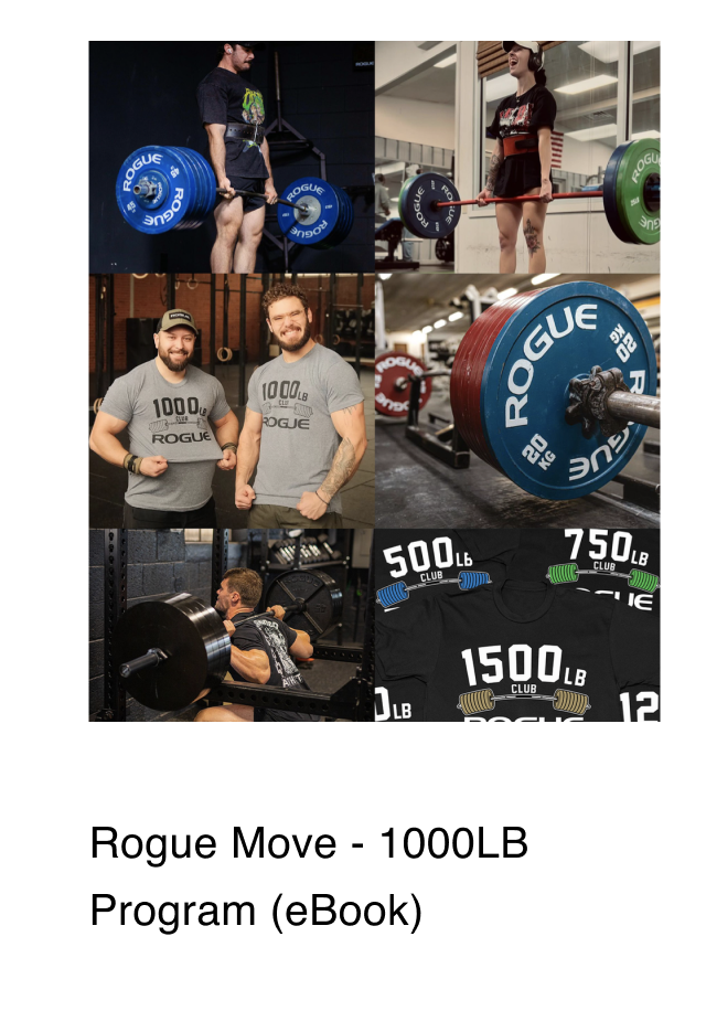 Rogue Move - 1000LB Program (eBook)