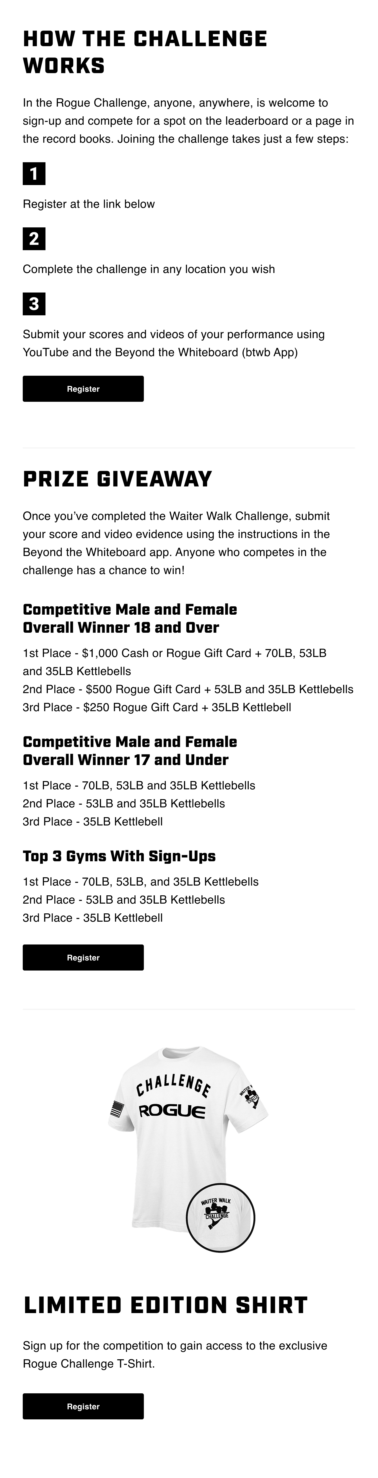 How the challenge works