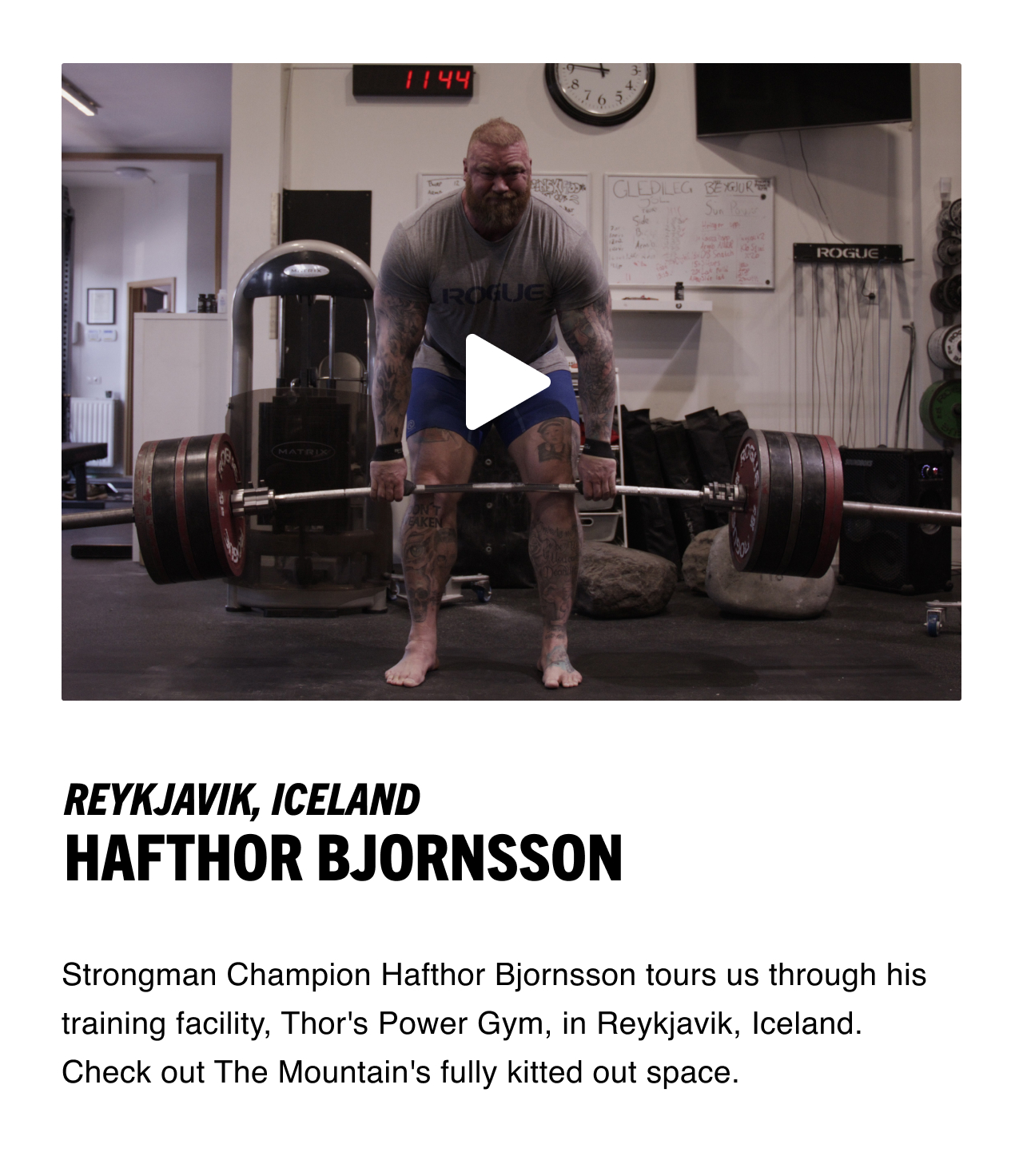 Hafthor Bjornsson