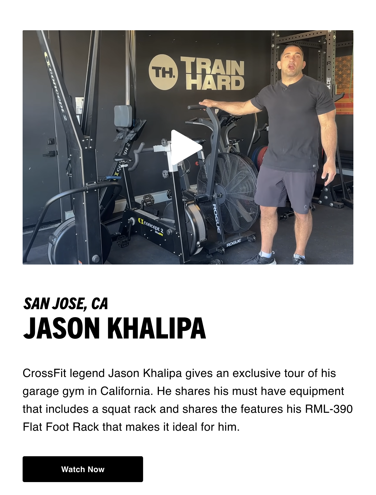 Jason Khalipa - Watch Now