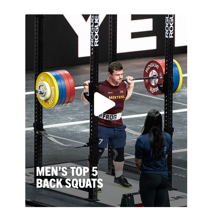 Men's Top 5 Back Squats