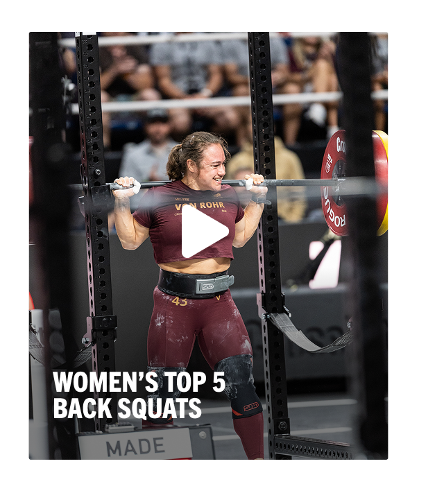 Women's Top 5 Back Squats