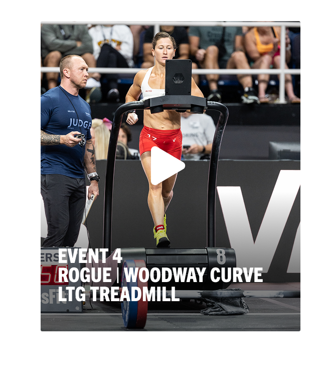 Event 4 Rogue | Woodway Curve LTG Treadmill