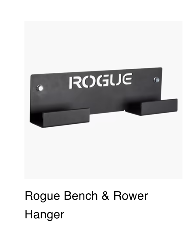 Rogue Bench & Rower Hanger