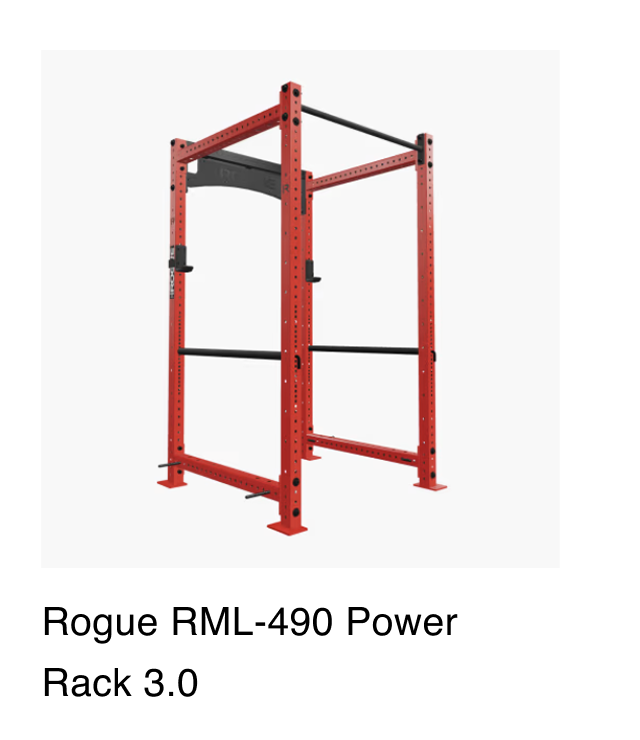Rogue RML-490 Power Rack 3.0