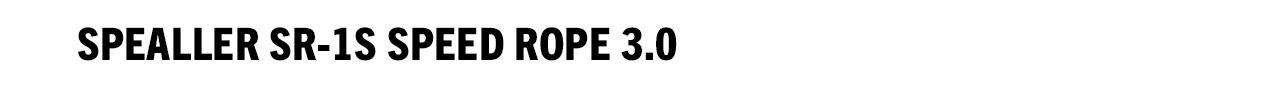 Spealler SR-1S Speed Rope 3.0