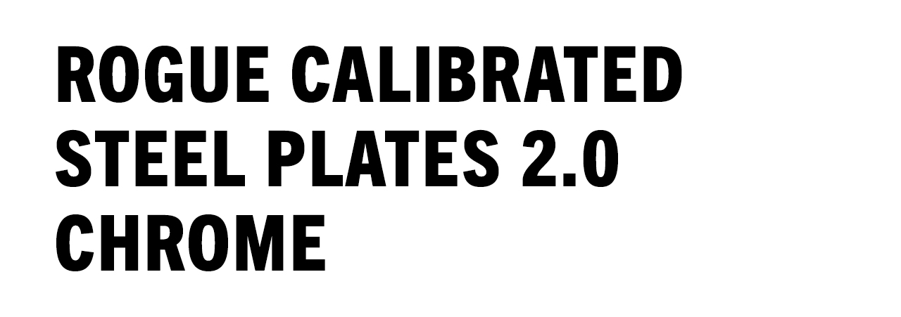 Rogue Calibrated Steel Plates 2.0 - Chrome