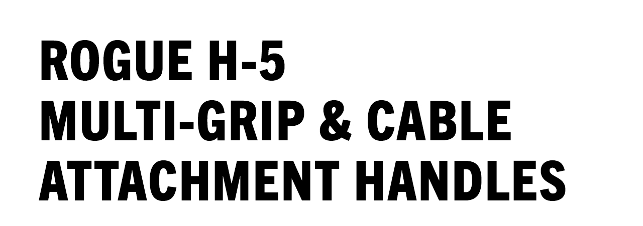 Rogue H-5 Multi-Grip & Cable Attachment Handles
