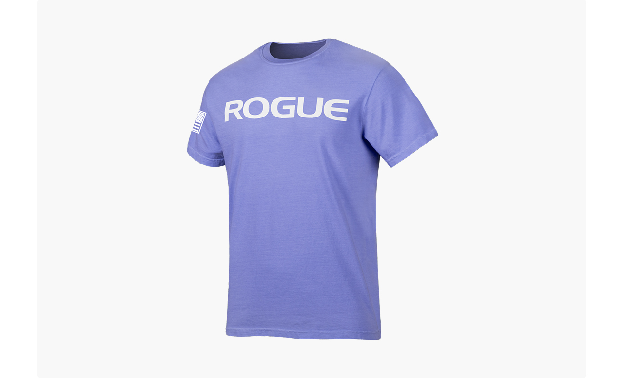 Rogue Basic Shirt - Periwinkle / White