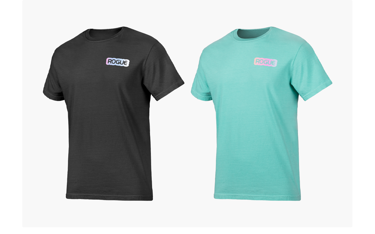 Rogue Cloud Tee - Black & Chalky Mint
