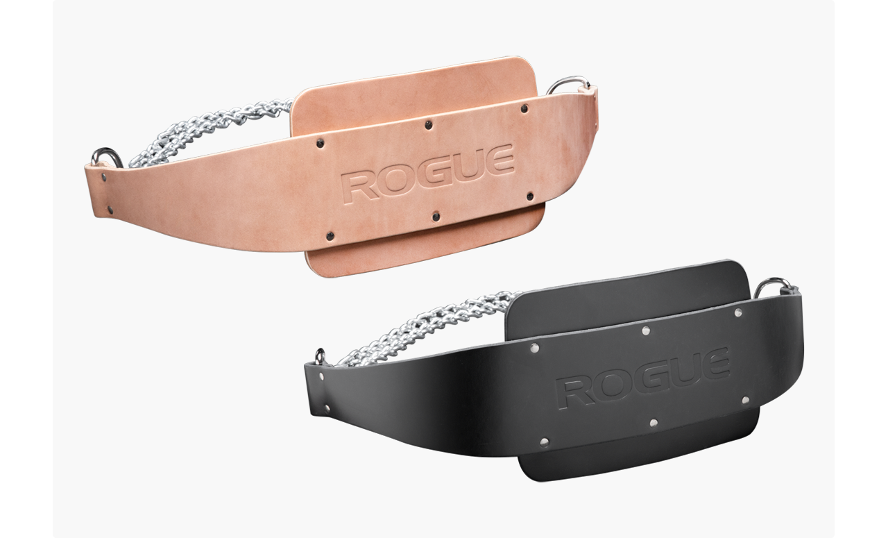 Rogue Leather Dip Belt - Black