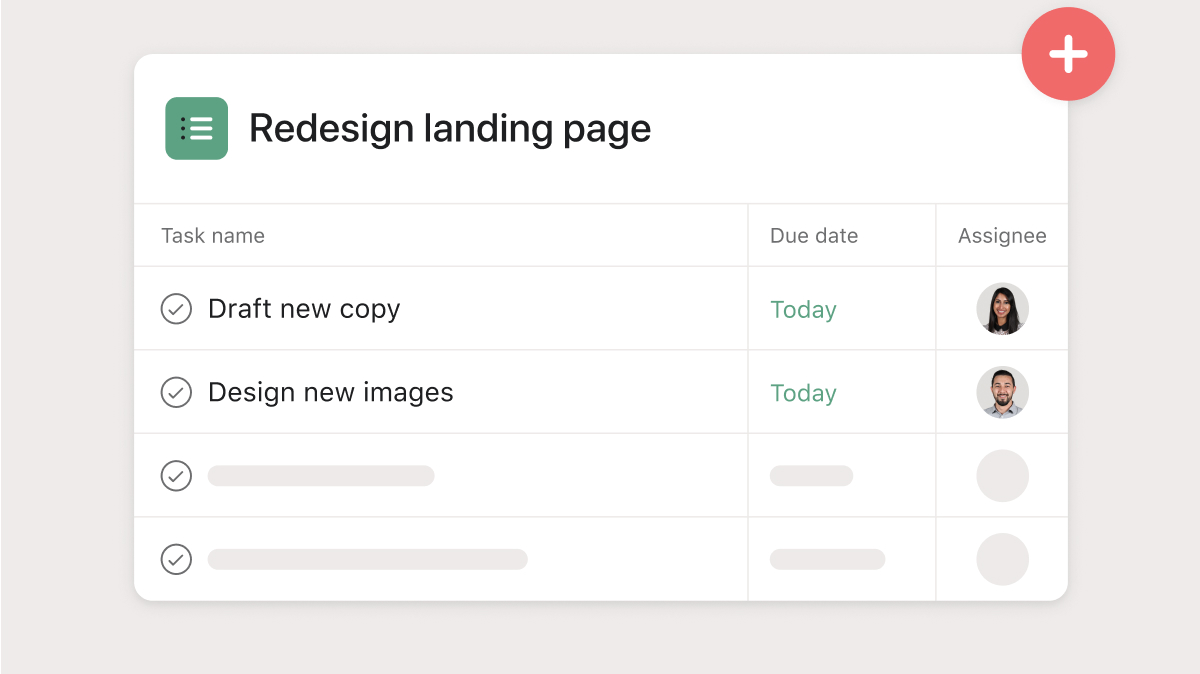 Redesign Landing Page