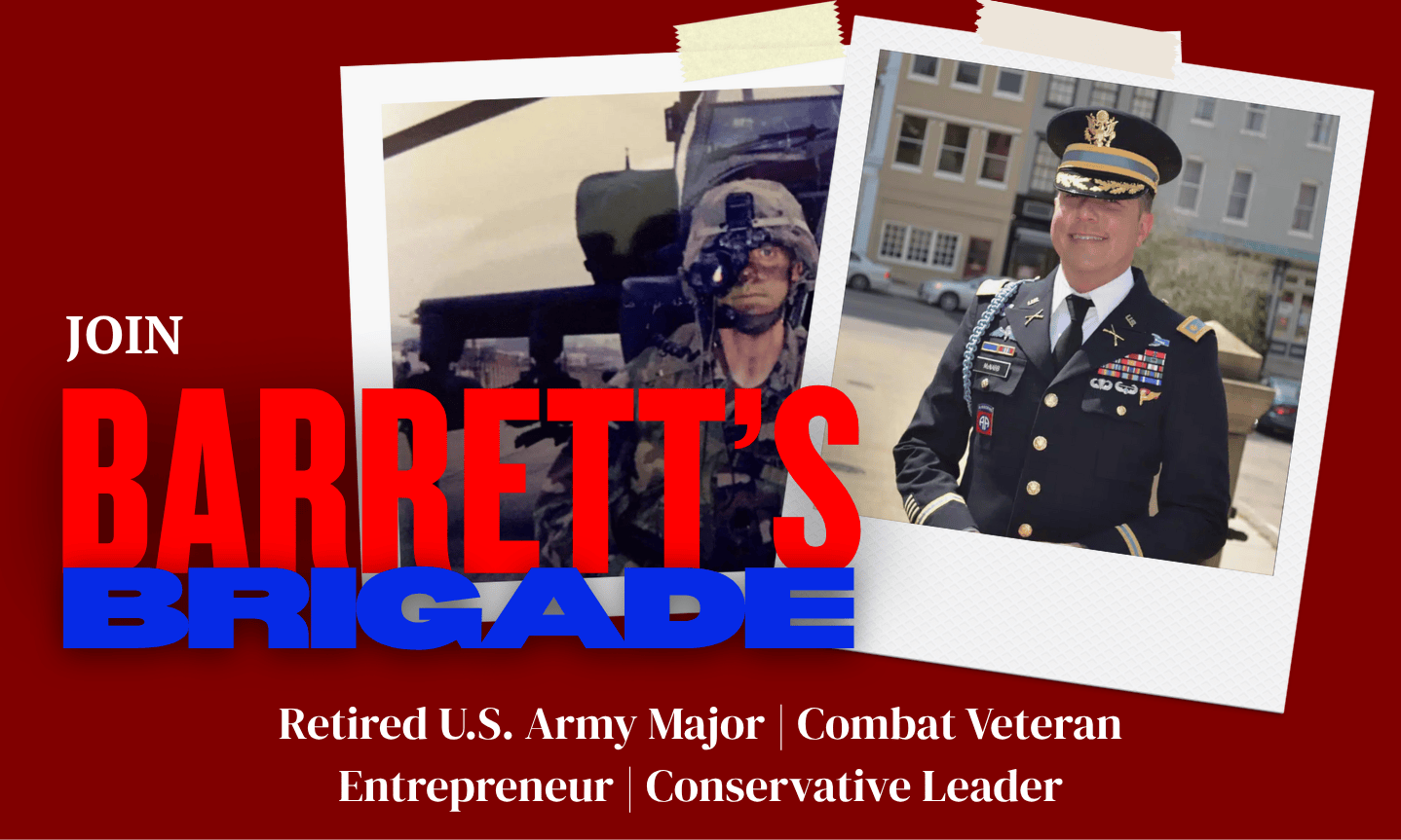 JOIN BARRETT'S BRIGADE