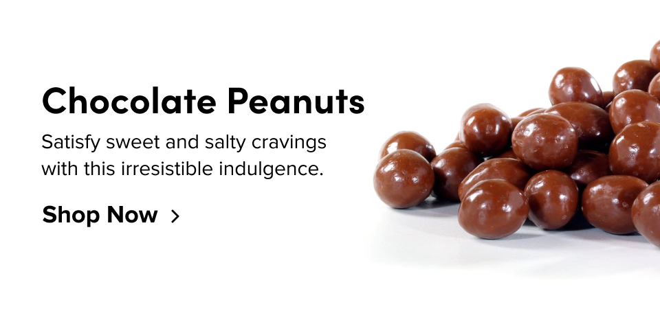 Chocolate Peanuts Satisfy sweet and salty cravings with this irresistible indulgence. Shop Now