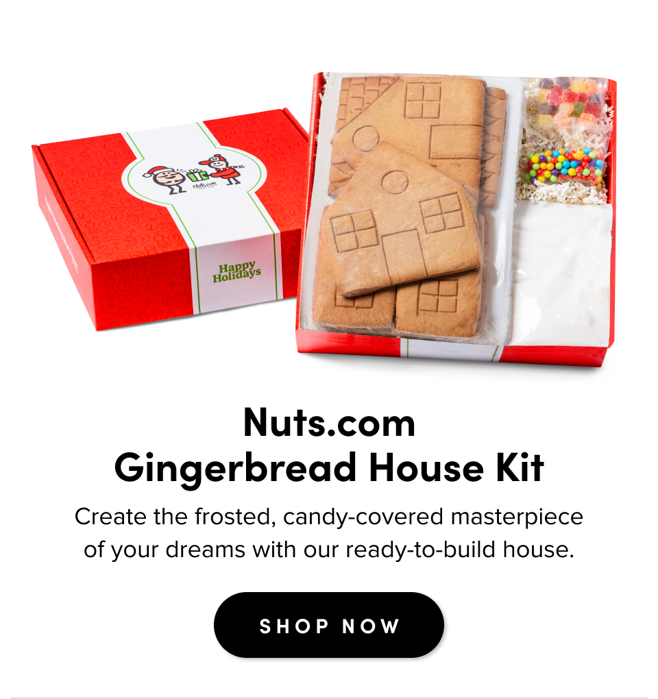 Gingerbread House Kit Create the frosted, candy-covered masterpiece of your dreams with our ready-to-build house. SHOP NOW
