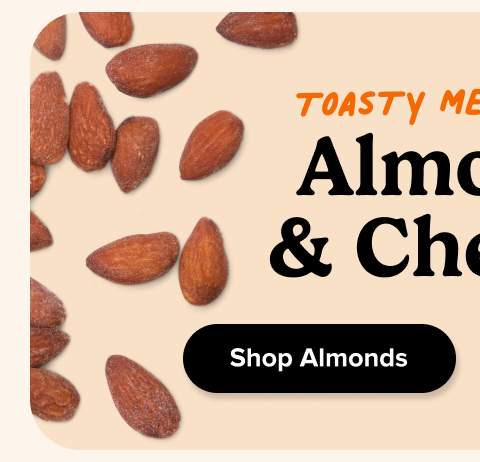 Toasty meets sweet Almonds  & Cherries Shop Almonds