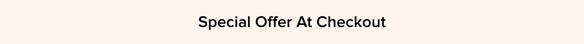 Special Offer at checkout
