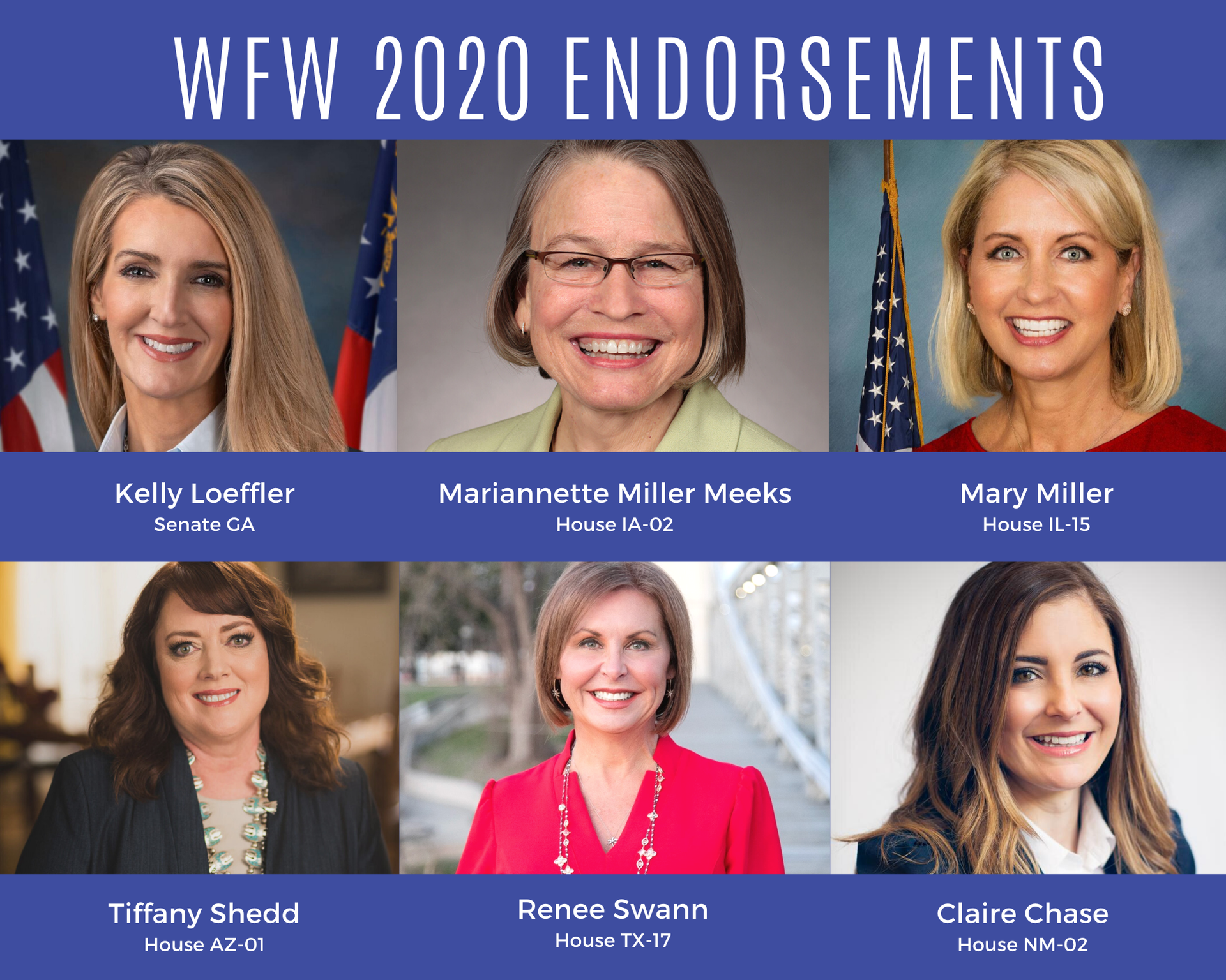 WFW 2020 Endorsed Candidates