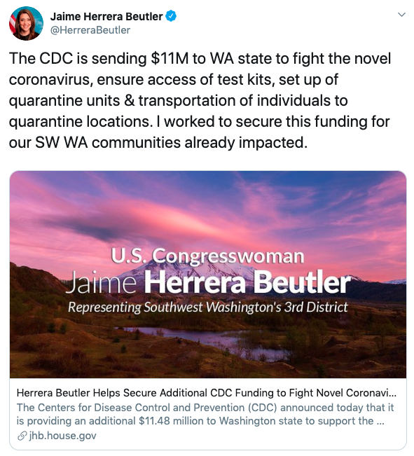 Rep. Jaime Herrera Beutler
