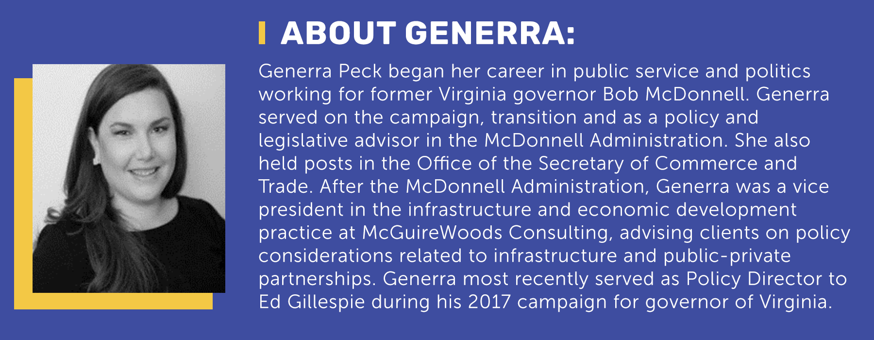 About Generra Peck