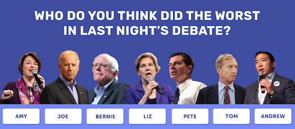 Democrat Debate Survey