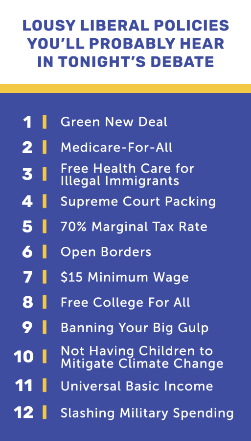 12 Lousy Liberal Policies