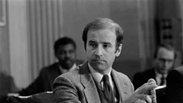 Joe Biden when he was a senator