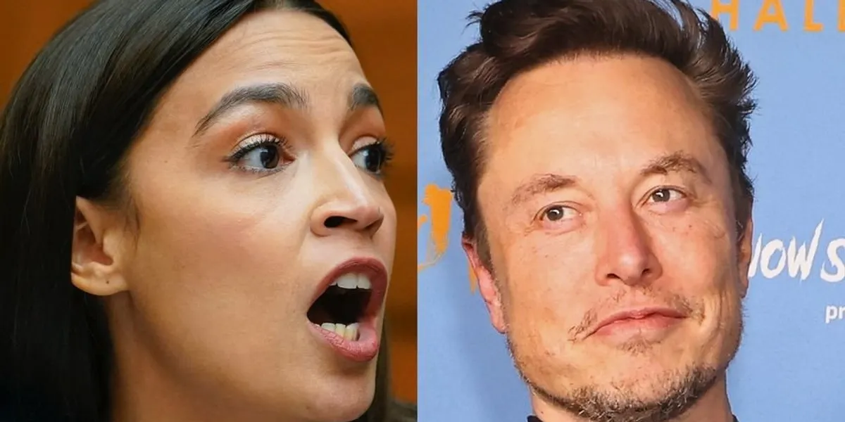 AOC and Elon Musk