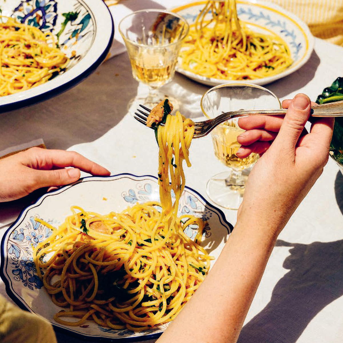 Spaghetti with Tuna & Lemons