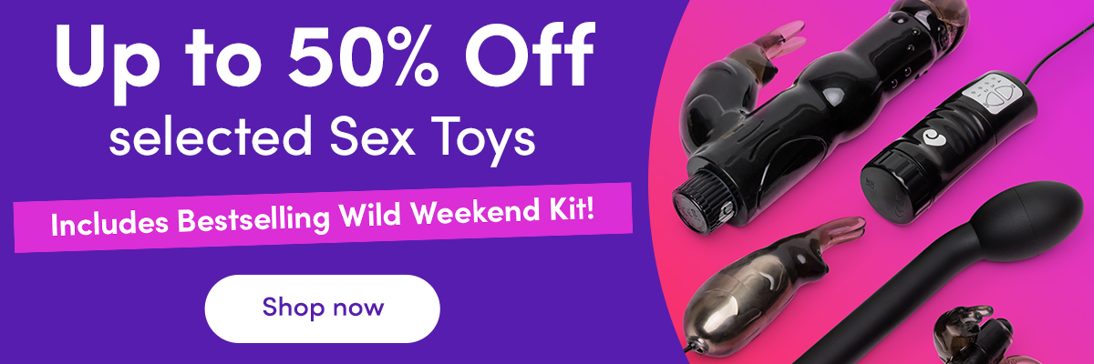 Up to 50% off selected sex toys