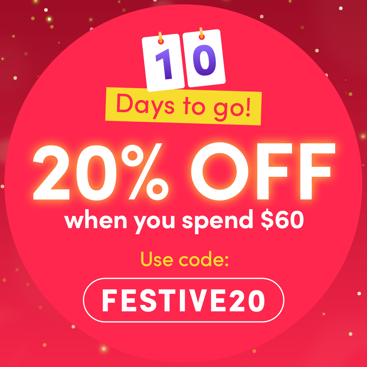 20% off when you spend £50