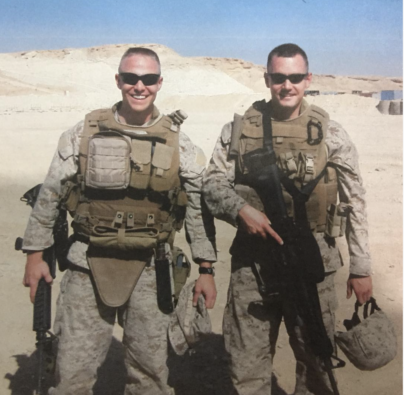 Mike Gallagher in Iraq