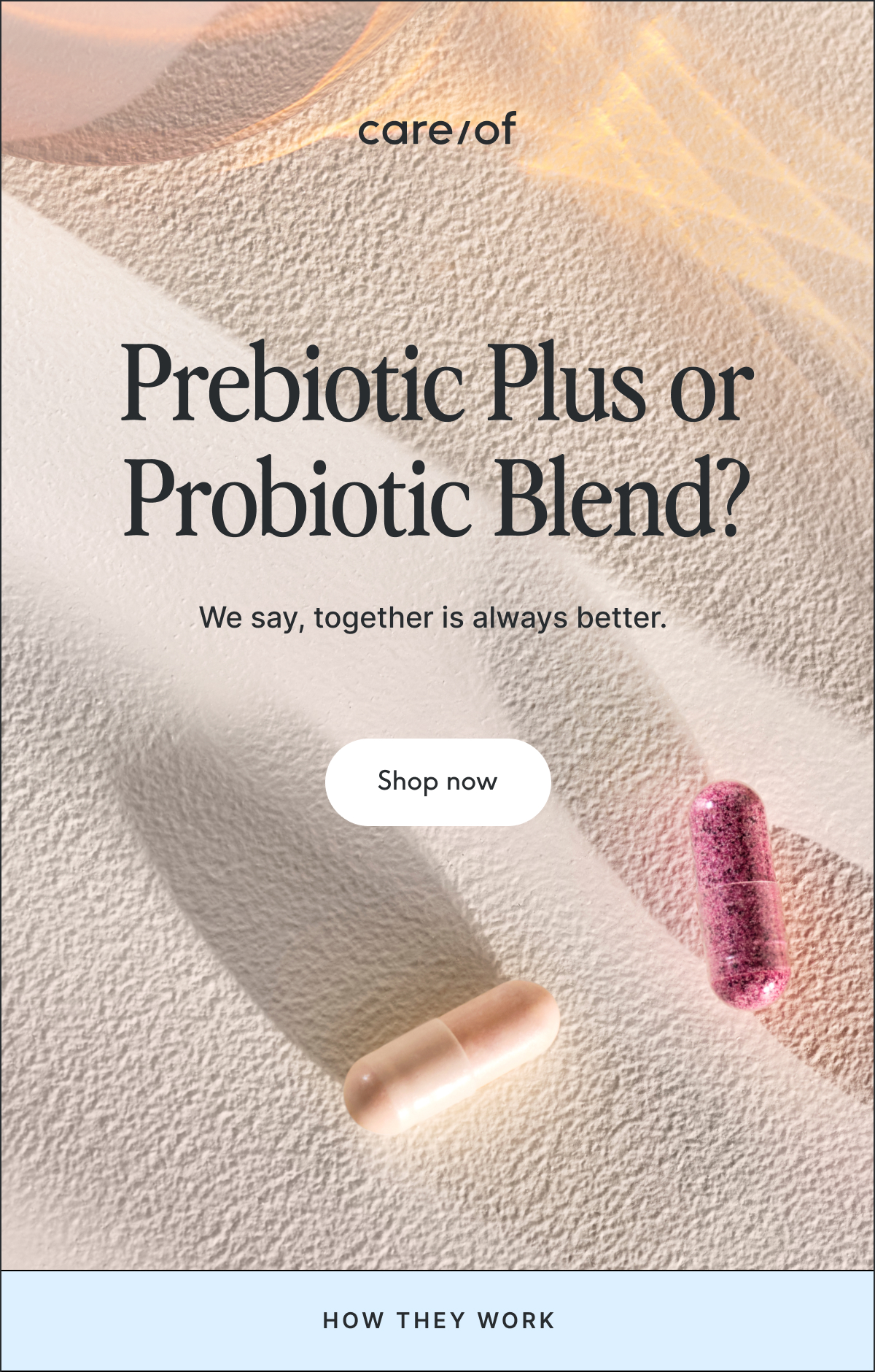 Prebiotic Plus or Probiotic Blend? We say, together is always better 